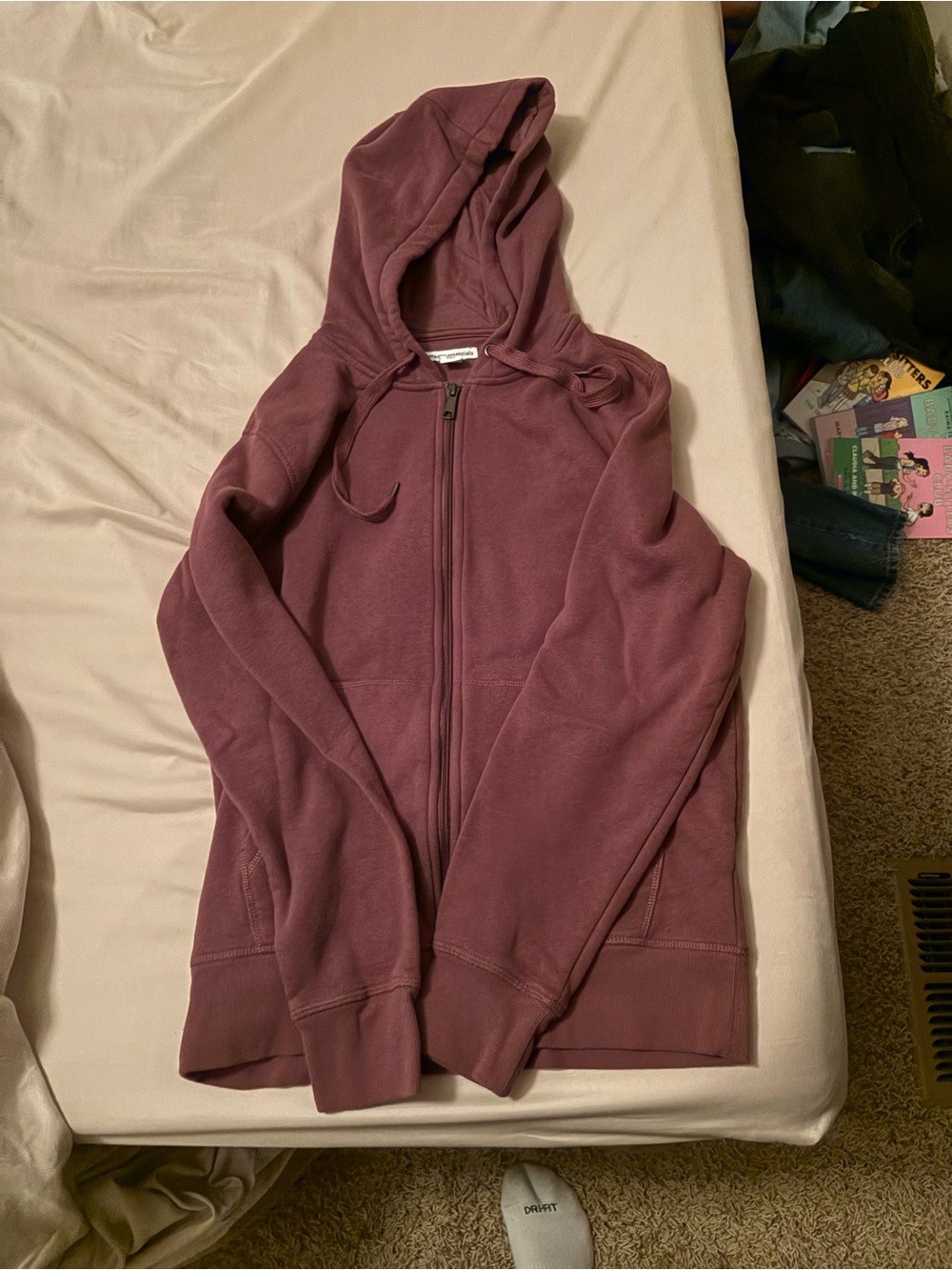 Amazon Essentials Dusty Rose Zip Hoodie